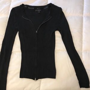 Express Light Zip Up Sweater